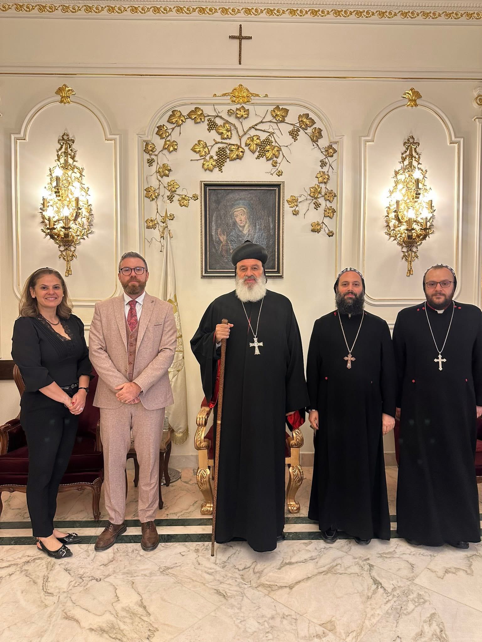 His Holiness Patriarch Mor Ignatius Aphrem II received His Excellency Mr. Istvan So&oacute;s