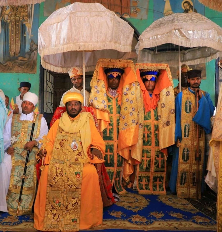 His Eminence Abune Yishak, Archbishop of Wolayta Diocese, Lays the Cornerstone for the New St. Michael Church Building in Areka City